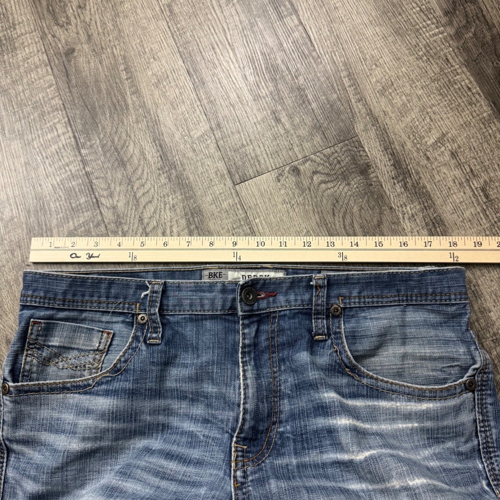 BKE Derek Mens Relaxed Straight Leg Jeans 36R - Picture 3 of 11
